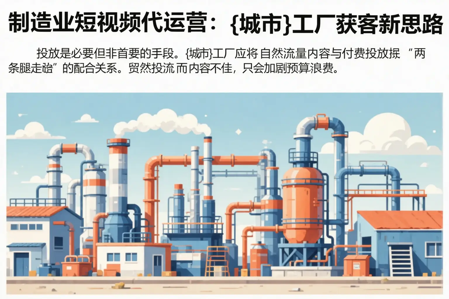 制造业短视频代运营:平遥工厂获客新思路