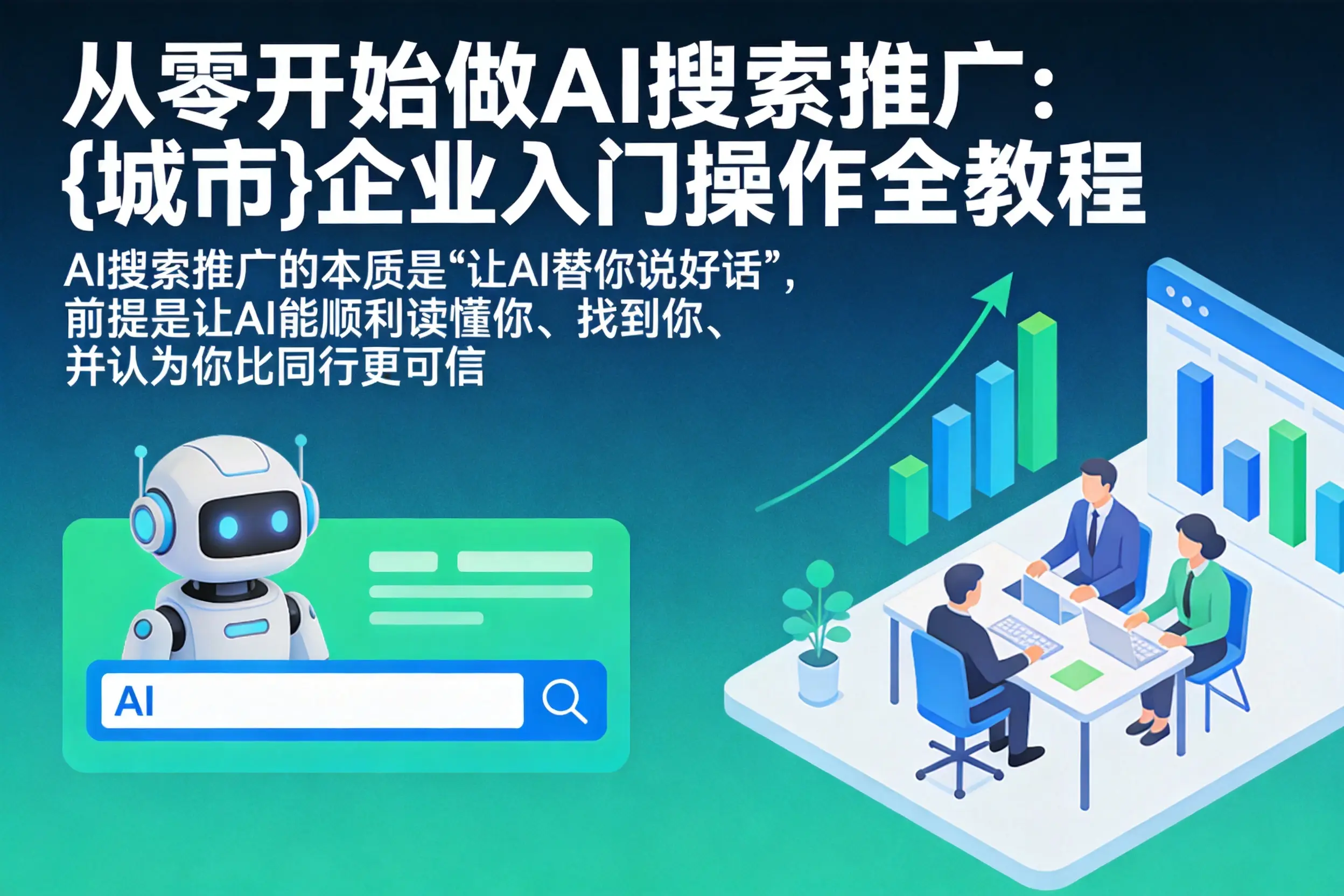 从零开始做AI搜索推广：平遥企业入门操作全教程